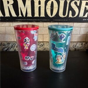 Disney Themed Tumbler Set